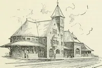 An illustration from Buildings and structures of American railroads. A reference book for railroad managers, superintendents, master mechanics, engineers, architects, and students (1893)