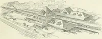 An illustration from Buildings and structures of American railroads. A reference book for railroad managers, superintendents, master mechanics, engineers, architects, and students (1893)