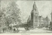 An illustration from Buildings and structures of American railroads. A reference book for railroad managers, superintendents, master mechanics, engineers, architects, and students (1893)