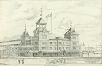 An illustration from Buildings and structures of American railroads. A reference book for railroad managers, superintendents, master mechanics, engineers, architects, and students (1893)