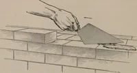 An illustration from Building stone, lathing, plastering, and tiling, common brickwork, ornamental brickwork and terra cotta : lighting fixtures, use and design of lighting fixtures, architectural design (1909)