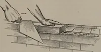 An illustration from Building stone, lathing, plastering, and tiling, common brickwork, ornamental brickwork and terra cotta : lighting fixtures, use and design of lighting fixtures, architectural design (1909)