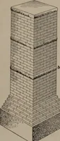 An illustration from Building stone, lathing, plastering, and tiling, common brickwork, ornamental brickwork and terra cotta : lighting fixtures, use and design of lighting fixtures, architectural design (1909)