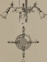 An illustration from Building stone, lathing, plastering, and tiling, common brickwork, ornamental brickwork and terra cotta : lighting fixtures, use and design of lighting fixtures, architectural design (1909)