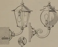 An illustration from Building stone, lathing, plastering, and tiling, common brickwork, ornamental brickwork and terra cotta : lighting fixtures, use and design of lighting fixtures, architectural design (1909)