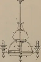 An illustration from Building stone, lathing, plastering, and tiling, common brickwork, ornamental brickwork and terra cotta : lighting fixtures, use and design of lighting fixtures, architectural design (1909)