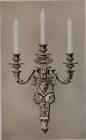 An illustration from Building stone, lathing, plastering, and tiling, common brickwork, ornamental brickwork and terra cotta : lighting fixtures, use and design of lighting fixtures, architectural design (1909)