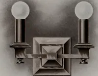 An illustration from Building stone, lathing, plastering, and tiling, common brickwork, ornamental brickwork and terra cotta : lighting fixtures, use and design of lighting fixtures, architectural design (1909)