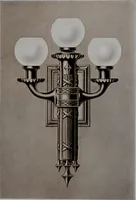 An illustration from Building stone, lathing, plastering, and tiling, common brickwork, ornamental brickwork and terra cotta : lighting fixtures, use and design of lighting fixtures, architectural design (1909)
