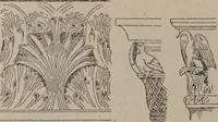 An illustration from Building stone, lathing, plastering, and tiling, common brickwork, ornamental brickwork and terra cotta : lighting fixtures, use and design of lighting fixtures, architectural design (1909)
