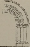 An illustration from Building stone, lathing, plastering, and tiling, common brickwork, ornamental brickwork and terra cotta : lighting fixtures, use and design of lighting fixtures, architectural design (1909)