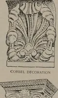 An illustration from Building stone, lathing, plastering, and tiling, common brickwork, ornamental brickwork and terra cotta : lighting fixtures, use and design of lighting fixtures, architectural design (1909)