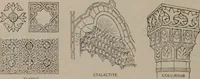 An illustration from Building stone, lathing, plastering, and tiling, common brickwork, ornamental brickwork and terra cotta : lighting fixtures, use and design of lighting fixtures, architectural design (1909)