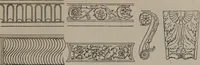 An illustration from Building stone, lathing, plastering, and tiling, common brickwork, ornamental brickwork and terra cotta : lighting fixtures, use and design of lighting fixtures, architectural design (1909)