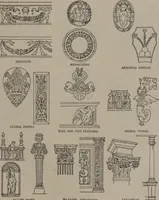 An illustration from Building stone, lathing, plastering, and tiling, common brickwork, ornamental brickwork and terra cotta : lighting fixtures, use and design of lighting fixtures, architectural design (1909)