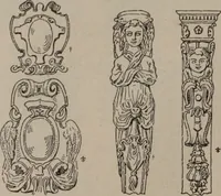 An illustration from Building stone, lathing, plastering, and tiling, common brickwork, ornamental brickwork and terra cotta : lighting fixtures, use and design of lighting fixtures, architectural design (1909)