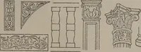 An illustration from Building stone, lathing, plastering, and tiling, common brickwork, ornamental brickwork and terra cotta : lighting fixtures, use and design of lighting fixtures, architectural design (1909)