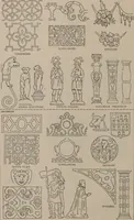 An illustration from Building stone, lathing, plastering, and tiling, common brickwork, ornamental brickwork and terra cotta : lighting fixtures, use and design of lighting fixtures, architectural design (1909)