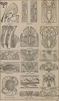 An illustration from Building stone, lathing, plastering, and tiling, common brickwork, ornamental brickwork and terra cotta : lighting fixtures, use and design of lighting fixtures, architectural design (1909)