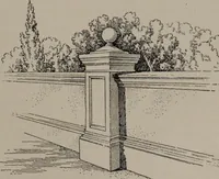 An illustration from Building stone, lathing, plastering, and tiling, common brickwork, ornamental brickwork and terra cotta : lighting fixtures, use and design of lighting fixtures, architectural design (1909)