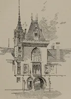An illustration from Building stone, lathing, plastering, and tiling, common brickwork, ornamental brickwork and terra cotta : lighting fixtures, use and design of lighting fixtures, architectural design (1909)