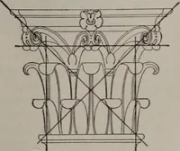 An illustration from Building stone, lathing, plastering, and tiling, common brickwork, ornamental brickwork and terra cotta : lighting fixtures, use and design of lighting fixtures, architectural design (1909)