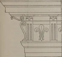 An illustration from Building stone, lathing, plastering, and tiling, common brickwork, ornamental brickwork and terra cotta : lighting fixtures, use and design of lighting fixtures, architectural design (1909)