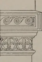 An illustration from Building stone, lathing, plastering, and tiling, common brickwork, ornamental brickwork and terra cotta : lighting fixtures, use and design of lighting fixtures, architectural design (1909)