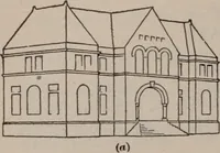 An illustration from Building stone, lathing, plastering, and tiling, common brickwork, ornamental brickwork and terra cotta : lighting fixtures, use and design of lighting fixtures, architectural design (1909)