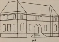 An illustration from Building stone, lathing, plastering, and tiling, common brickwork, ornamental brickwork and terra cotta : lighting fixtures, use and design of lighting fixtures, architectural design (1909)
