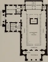 An illustration from Building stone, lathing, plastering, and tiling, common brickwork, ornamental brickwork and terra cotta : lighting fixtures, use and design of lighting fixtures, architectural design (1909)