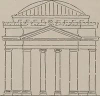 An illustration from Building stone, lathing, plastering, and tiling, common brickwork, ornamental brickwork and terra cotta : lighting fixtures, use and design of lighting fixtures, architectural design (1909)