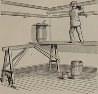 An illustration from Building stone, lathing, plastering, and tiling, common brickwork, ornamental brickwork and terra cotta : lighting fixtures, use and design of lighting fixtures, architectural design (1909)