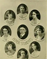 An illustration from Bukresco college annual guide; (1922)