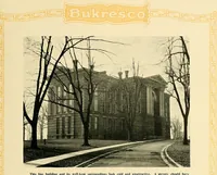 An illustration from Bukresco college annual guide; (1922)