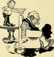 An illustration from Bukresco college annual guide; (1922)