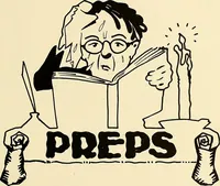 An illustration from Bukresco college annual guide; (1922)