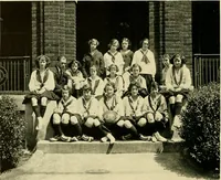An illustration from Bukresco college annual guide; (1922)