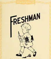 An illustration from Bukresco college annual guide; (1922)