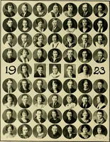 An illustration from Bukresco college annual guide; (1922)