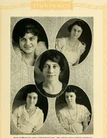An illustration from Bukresco college annual guide; (1922)