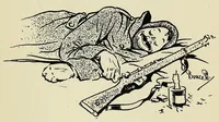 An illustration from Bullets & billets (1917)