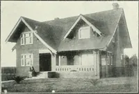 An illustration from Bungalows and cottages in Southern California. Presenting house and plans as built and streets and tracts as developed by the Los Angeles Investment Company (1909)