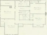 An illustration from Bungalows and cottages in Southern California. Presenting house and plans as built and streets and tracts as developed by the Los Angeles Investment Company (1909)