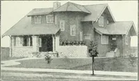 An illustration from Bungalows and cottages in Southern California. Presenting house and plans as built and streets and tracts as developed by the Los Angeles Investment Company (1909)