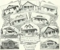 An illustration from Bungalows and cottages in Southern California. Presenting house and plans as built and streets and tracts as developed by the Los Angeles Investment Company (1909)