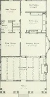 An illustration from Bungalows and cottages in Southern California. Presenting house and plans as built and streets and tracts as developed by the Los Angeles Investment Company (1909)