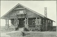 An illustration from Bungalows and cottages in Southern California. Presenting house and plans as built and streets and tracts as developed by the Los Angeles Investment Company (1909)