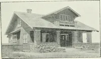 An illustration from Bungalows and cottages in Southern California. Presenting house and plans as built and streets and tracts as developed by the Los Angeles Investment Company (1909)