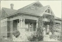 An illustration from Bungalows and cottages in Southern California. Presenting house and plans as built and streets and tracts as developed by the Los Angeles Investment Company (1909)